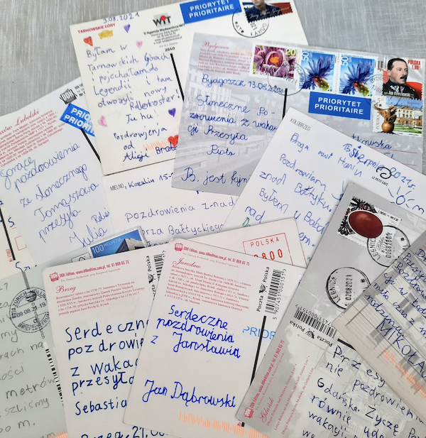 Pocztówka z wakacji – kl. 3b