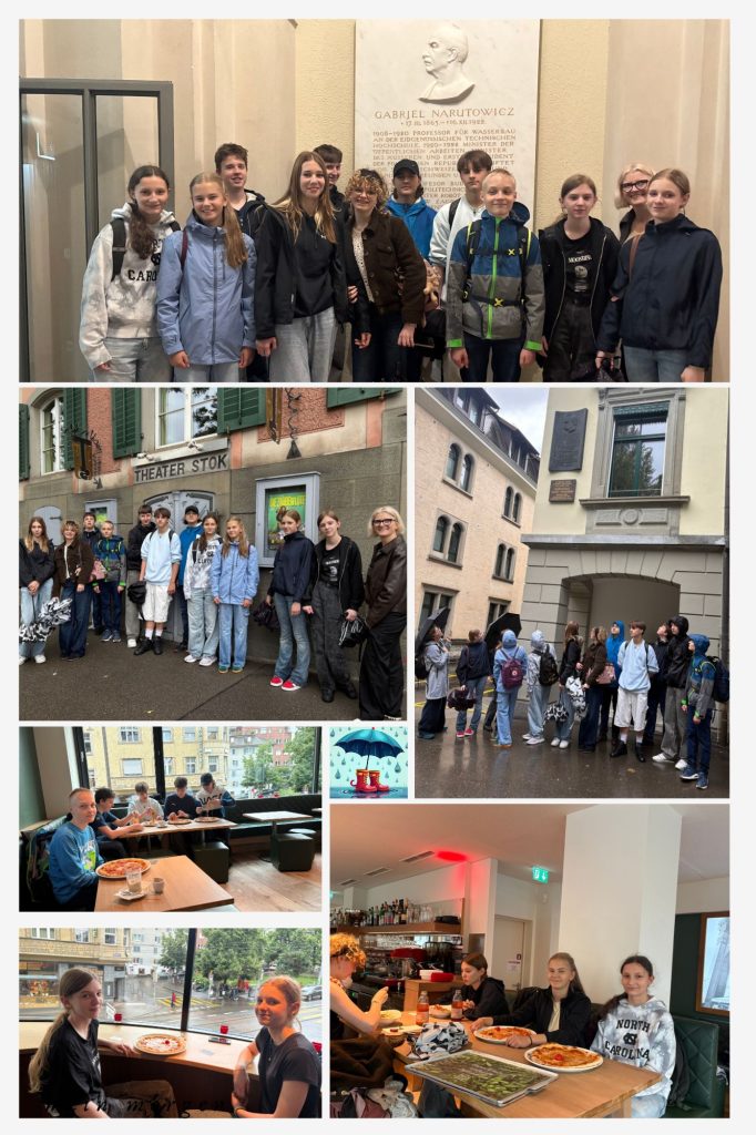 Wycieczka klasy 8 śladami Polaków w Zurychu