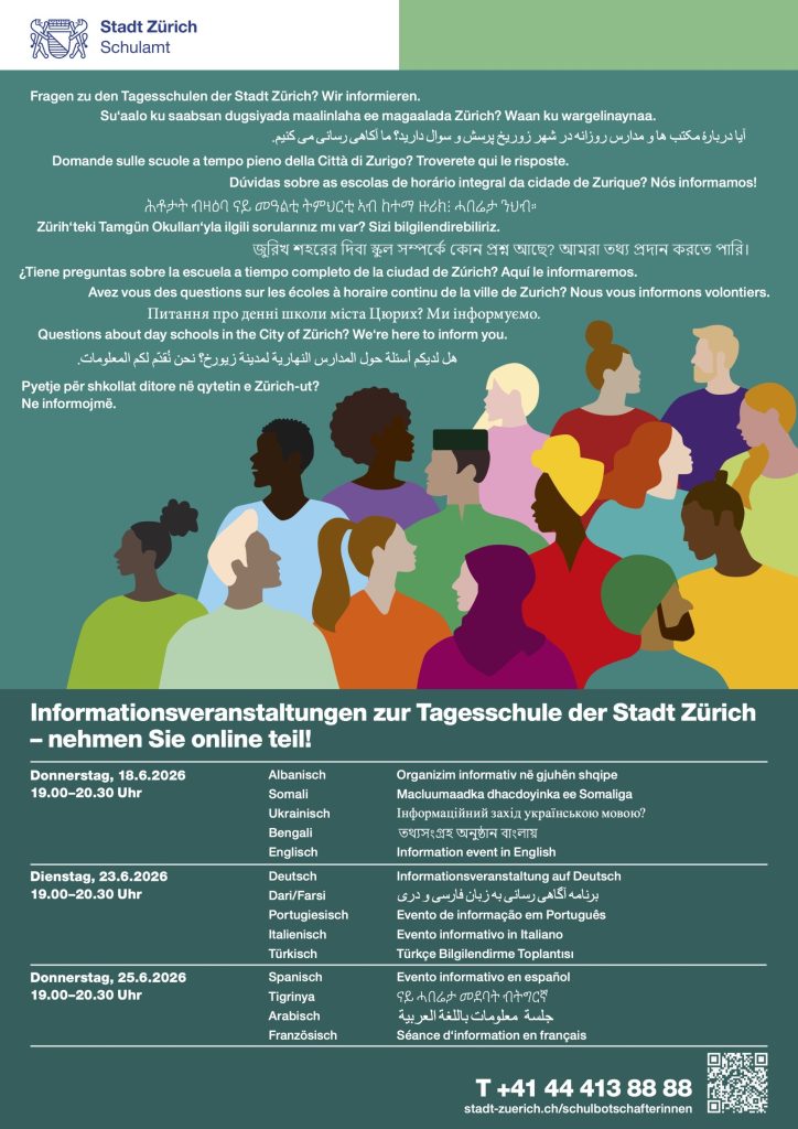Spotkanie informacyjne dotyczące systemu szkolnego w Zurychu.